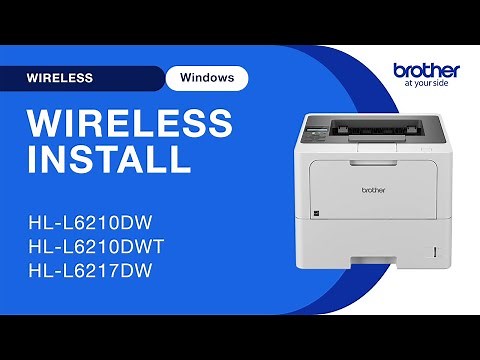 HLL6210DW wireless setup - Windows