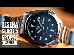 Reseña completa del nuevo SEIKO 5 SPORTS SRPE55 en español.