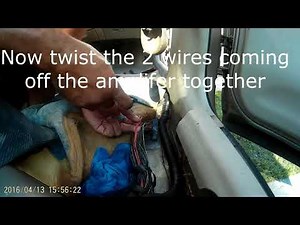 2005 chevy impala no radio sound issue fixed