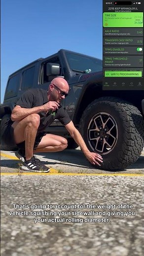 Jeep Tire Size Programmer