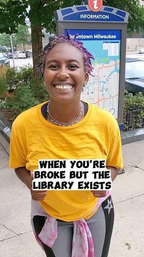 Milwaukee Public Library on Instagram: "No money, no problems 💸 🫶🏼 Attend events, programs, and community meals, stream movies, download audiobooks and ebooks, use our spaces, and take classes for FREE at the library! For questions about our resources message us (mpl.org/ask) or call Ready Reference during open hours at (414) 286-3011. #LibraryLove #Free #Support #Love #LibrariesofInstagram #Resources #ThirdSpace #BlackEyedPeas"