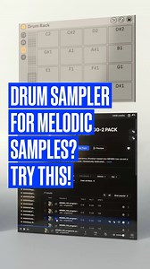 Try using the drum sampler for melodic samples 🥁🎵 | Splice