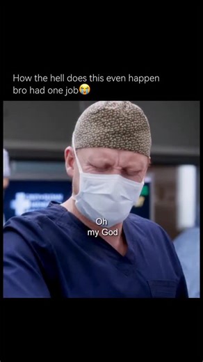 Memes | Movies Account on Instagram: "Bro had one job 😭 Credit: unknown 🎥: Grey’s Anatomy is a long-running medical drama that premiered on ABC in 2005, created by Shonda Rhimes. The series begins with Meredith Grey (Ellen Pompeo), a surgical intern at the fictional Seattle Grace Hospital, later renamed Grey Sloan Memorial Hospital, as she navigates the grueling demands of medical training alongside her fellow interns—Cristina Yang, Izzie Stevens, George O’Malley, and Alex Karev. Under the gui