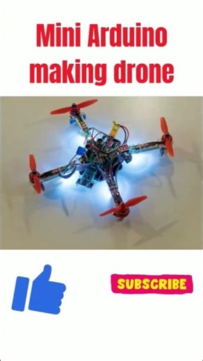 🚁 Mini Arduino Drone | Homemade DIY Drone | Arduino Project #shorts