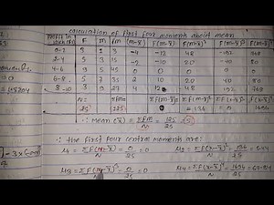 Skewness, kurtosis and moments # part-7