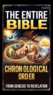THE ENTIRE BIBLE IN CHRONOLOGICAL ORDER : FROM GENESIS TO REVELATION