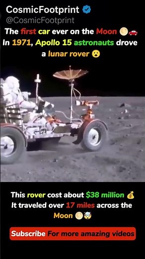 The Lunar Rover That Changed Space Exploration😱😲