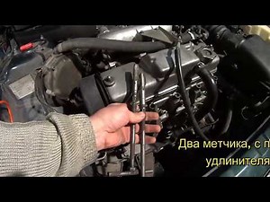 How to install a repair insert in the cylinder head, under the spark plug! Repair thread for the ...