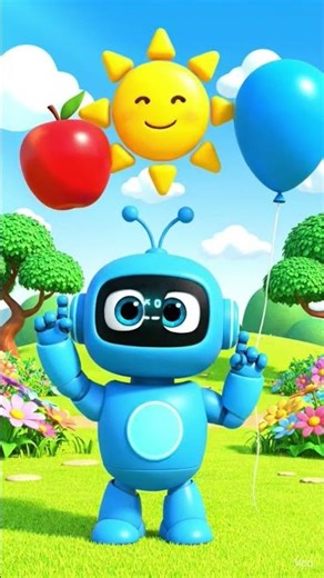 Learn Colors with Robo 🤖 | Fun for Kids#RoboFunKids #LearnColors #KidsLearning #shorts #FunForKids