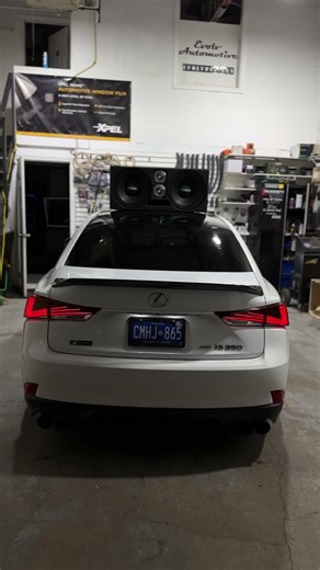 Custom 12” Mid Box - Wired & Tuned 🔥🔥🔊🔊 Lexus IS350