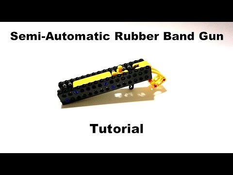 [Instruction] LEGO MINI RUBBER BAND GUN (tutorial,mechanism,...)