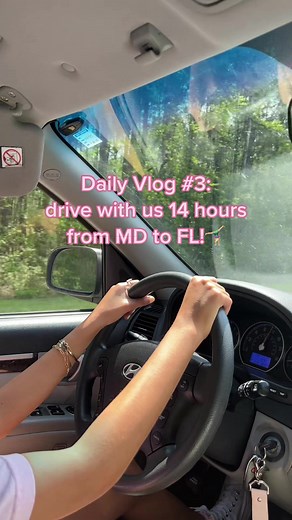 part three: drive with me 14 hours from Maryland to Florida!!! spending 2 days in Orlando then heading to our Airbnb in Saint Petersburg!!! Should i keep doing these mini vlogs?! ☀️🌴🤸🏼‍♀️👙