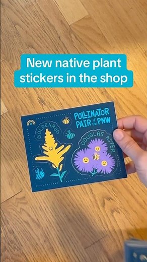 New Native Plant Stickers In My Shop