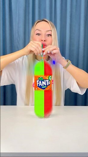 Magic Fanta Straws Experiment 🌈
