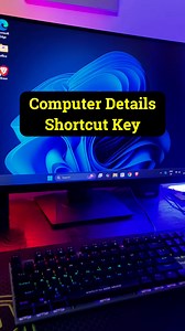 How to Check Computer Details with Shortcut key #computer #laptop #pc #viral #reels #shorts | STP Computer Education