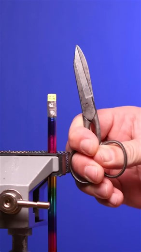 Pen eraser vs. Scissors (ASMR Close up macro) #asmrsounds #macro #satisfying #asmrvideo | Vanessa Morrison