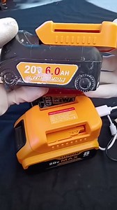 2pcs Battery USB Adapter, for 20V USB Charger Adapter 20v with USB Port and Type-C Fast Charging Port, Battery Holder for DCB200 Battery