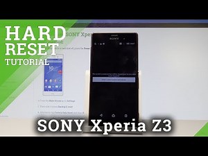 How to Hard Reset SONY Xperia Z3 - Reset Code / Factory Reset |HardReset.Info