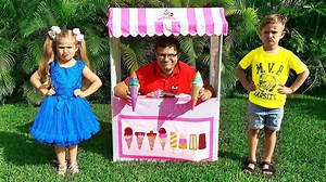1.1M views · 17K reactions | Diana and Roma Pretend Play Selling Ice Cream with Daddy | MaJa Kids Tv Moral Stories - Cartoon for Children | Facebook