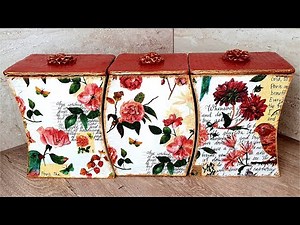 DIY /Kitchen Organizer Idea of Waste Cardboard / Kitchen storage idea