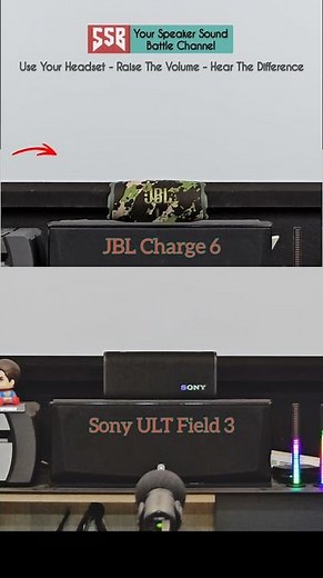 JBL Charge 6 vs Sony ULT Field 3 - Speaker Sound Battle