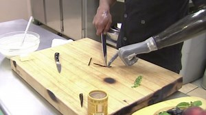 Chef's bionic hand helps him cook