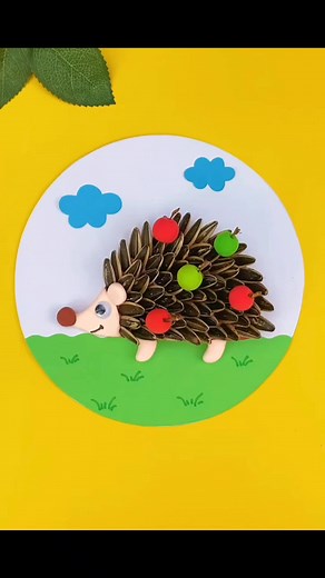 Creative Handmade DIY Hedgehog Toy for Kids