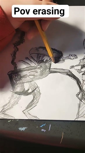 I hate when the eraser ruins the drawing