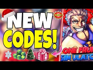 🎄XMAS UPDATE🎄 ONE FRUIT SIMULATOR CODES - ROBLOX ONE FRUIT SIMULATOR CODES