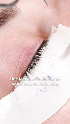 Esthétique - Technique d'extension cil à cil