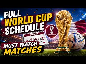 FIFA World Cup 2022 | Complete Match Schedule Breakdown – Don’t Miss a Game! | iam_Mex