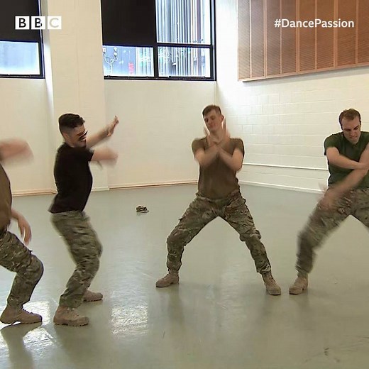 5 Soldiers (soon to become 10 Soldiers), by Rosie Kay Dance Company is a thrilling and humane portrait of army life, using dance to tell the stories of men and women serving on the front line. More performances, plus host Dr Ranj Singh talks to Rosie herself, and the serving soldier who dances with the company 👇 https://bbc.in/2KdbXmj #DancePassion | BBC Arts