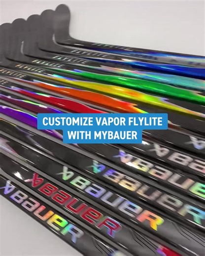 Your stick. Your way. Customize your VAPOR FLYLITE stick today — available now with MyBAUER. | Bauer Hockey