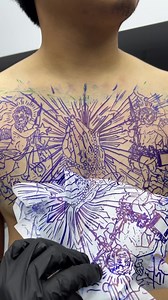 292K views · 8.2K reactions | Custom Chicano-Filipino Style Chest Piece  His first tattoo! Custom design. Sponsored by Cnc Tattoo Glide Tattoo Products Kintattoo | Karlvtattoo | Facebook