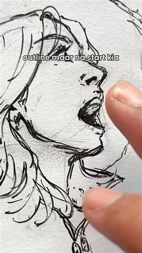 THIS IS WHY I HATE USING BRUSH PEN!!🤮🤬 - #shorts #art