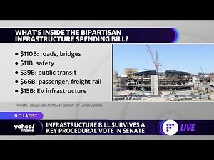Infrastructure bill survives a key procedural vote in Senate