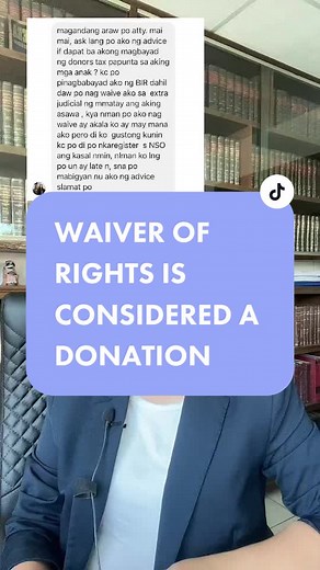 Understanding Estate Tax and Donor's Tax in Waivers