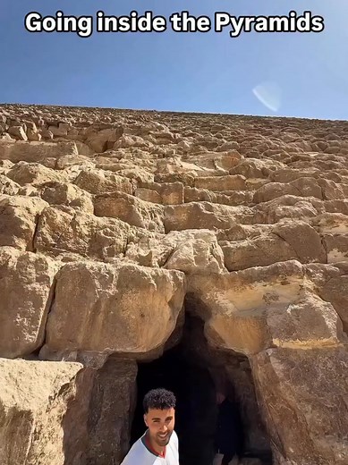 Inside the Great Pyramid of Giza 🔺 It’s not just a monument — it’s a maze of stone, silence, and energy. Step inside and feel the weight of 4,500 years pressing through every block. Message us Now to arrange your Journey in Egypt!🇪🇬✈️ #GreatPyramid #InsideThePyramid #Giza #AncientEgypt #Egypt
