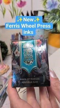New Ferris Wheel Press inks 🎡 #art #painting #drawing #ink