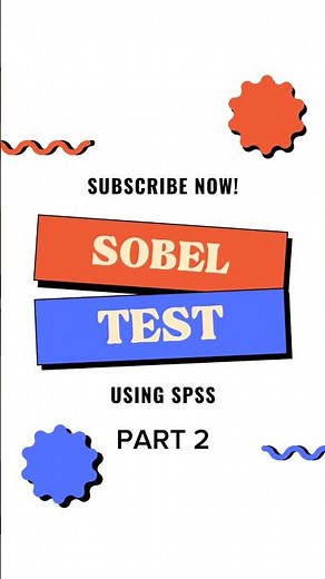 Part 2 | Sobel Test Using SPSS #spss