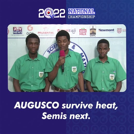 St. Augustine’s College Advances to Semifinals - NSMQ 2022