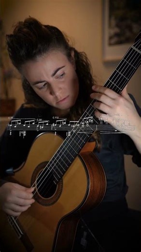 Ending of Variation I with harmonics. ✨ I always love when composers suddenly open the sound world