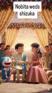Nobita weds Shizuka ! 💍✨ After years of friendship, mischief, and Doraemon’s gadgets, Nobita finally marries his dream girl, Shizuka! 🎉💖 From a chaotic baraat with Gian, Suneo & Doraemon dancing, to the heartwarming mandap ceremony, and a magical starry night ending — every moment is full of love, laughter, and nostalgia! 🌸✨ Who else grew up dreaming of this wedding? 😍 Tag your friends who loved Doraemon as kids! 🐾💙 #NobitaWedsShizuka #Doraemon #AnimeWedding #PixarStyle #AnimatedShorts #C