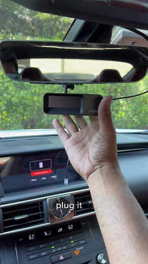 Lexus RCF Mirror Mounted Radar Installation