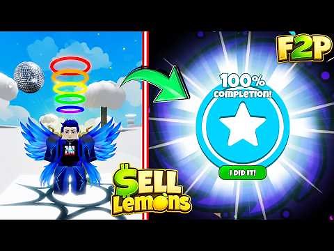 THE BEST F2P | Noob to Pro 100% Progression Guide in Sell Lemons | Obtaining RAINBOW HALO | EP. 02