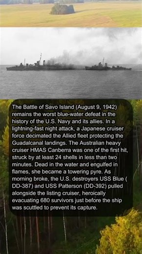 84 SHELLS IN MINUTES: THE FALL OF THE HMAS CANBERRA 🇦🇺