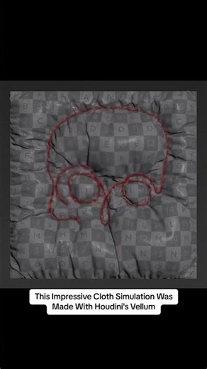 Take a look at this amazing cloth simulation set up by Emīls Geršinskis-Ješinskis using Houdini's V