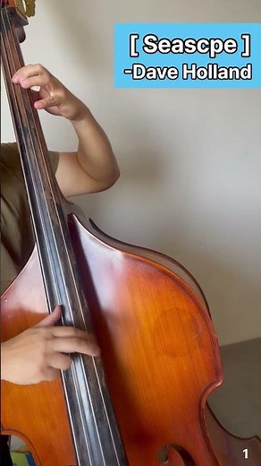 [ seascape ] Dave Holland Bass Solo Line Transcription #basstranscription #jazzbass #jazz #bass