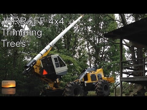 75' Pole Saw! - Jarraff 4x4 Trimming Power Line Trees