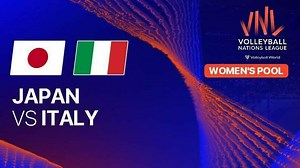 Women: Japan vs Italy - Full Match | Volleyball Nations League 2025
